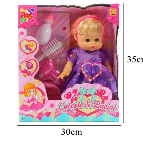 Bambola Giocattolo Amore di Mamma con Phon e Voce - immagine 1