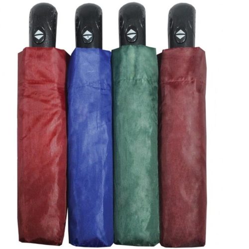 Ombrello da Pioggia Mini Fodero Tinta Unita Apri & Chiudi 4 Colori - immagine 1