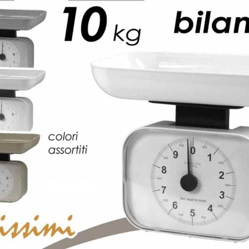 1 Pezzo Bilancia da Cucina Meccanica con Piatto Max 10 kg 3 Colori - immagine 1