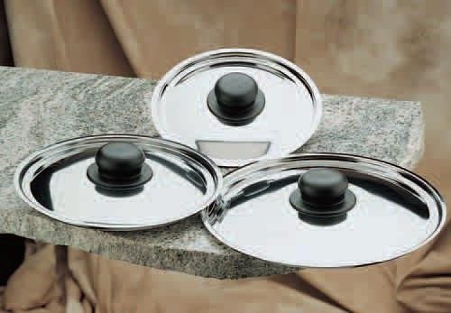 Coperchio per pentole e padelle in acciaio inox 36 cm - immagine 1