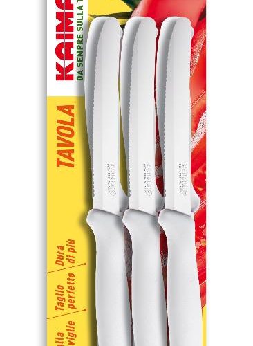 Set 6 Coltelli da Tavola cucina kaimano bianco italicus fiskars - immagine 1