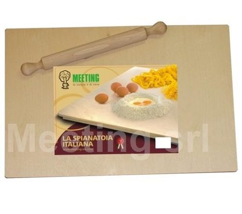 Tavola per Impasto pasta rettangolare + Mattarello 58 x 38 cm - immagine 1