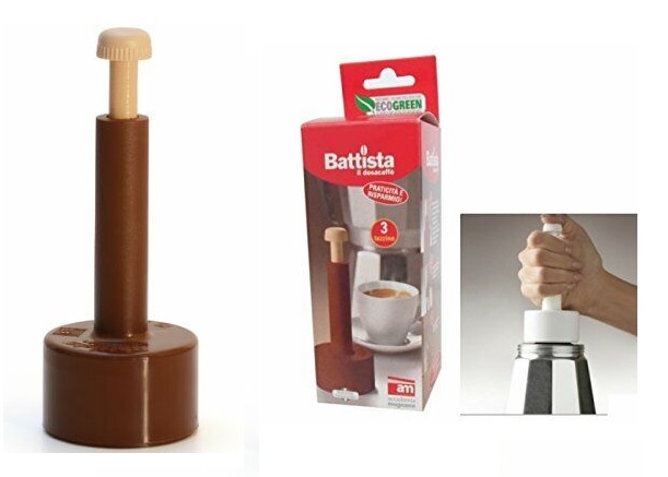 Set Dosatore Caffè In Ceramica Con Bottiglia Spray - Misurino Chicchi E Spruzzino RDT Per Barista - Foto 4
