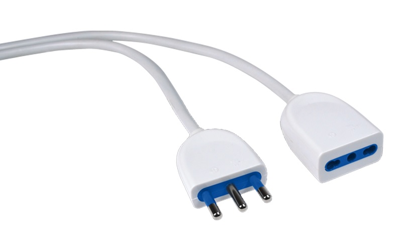 Prolunga lineare 3 metri spina 10a presa 10 16a