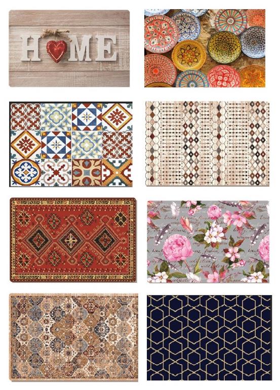 Zerbino luxury gomma non-woven 40 x 60 cm