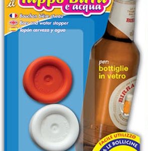 Set 2 Tappi Bottiglia Birra Vino e Acqua Ermetico 462 Parodi - immagine 1