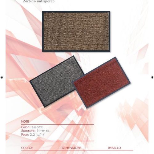 Tappeto Zerbino moquette mangiasporco 90 x 150 cm - immagine 1
