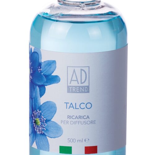 Ricarica diffusore oli essenziali profumo 500 ml Talco - immagine 1