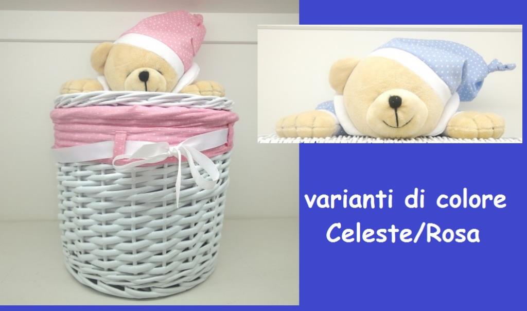 Cesto In Cotone Biologico Con Manici In Pelle PU 38x38x29 Cm - Contenitore Per Giochi, Biancheria O Riviste - 3