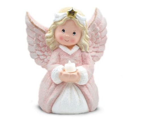 Decorazione Casa Natalizia Angelo in Ceramica 30 x 35 cm - immagine 1