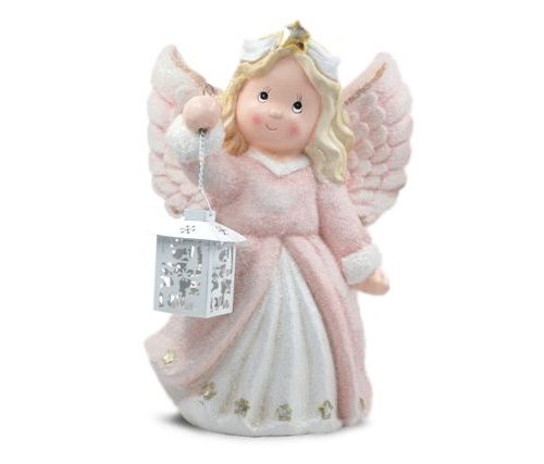 Decorazione Casa Natalizia Angelo in Ceramica 30 x 43 cm - immagine 1