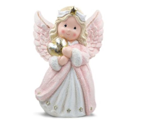 Decorazione Casa Natalizia Angelo in Ceramica 29 x 43 cm - immagine 1