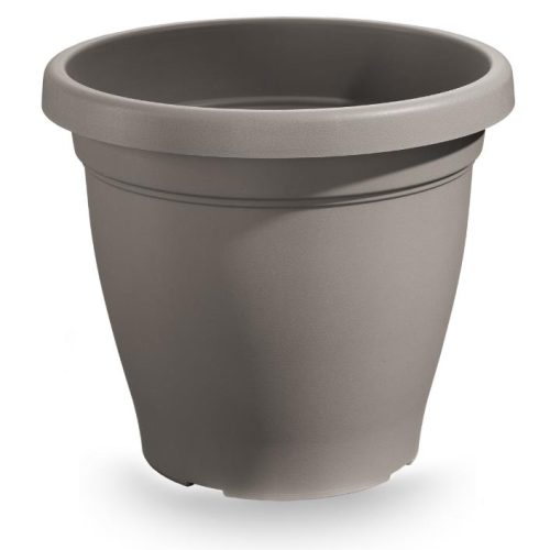 Vaso da Esterno Tondo in Plastica Verona Avana 50 cm Veca - immagine 1