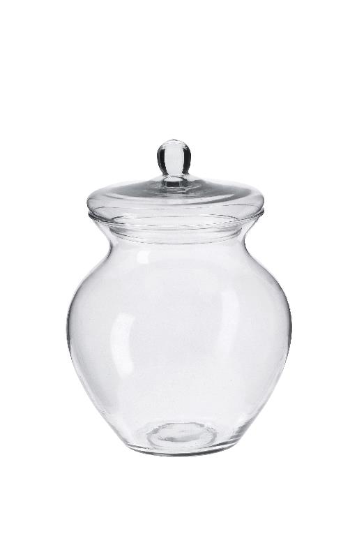 Barattoli in vetro borosilicato con coperchio in bambù: conservazione personalizzata degli alimenti - Italia