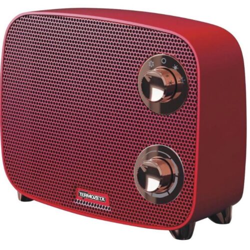 Termoventilatore con Resistenza in Ceramica Rosso 1500 Watt - immagine 1