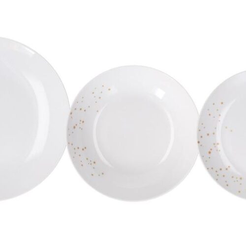 Tognana Splendor, Servizio Piatti Per 6 Persone, 18 Pezzi, Porcellana