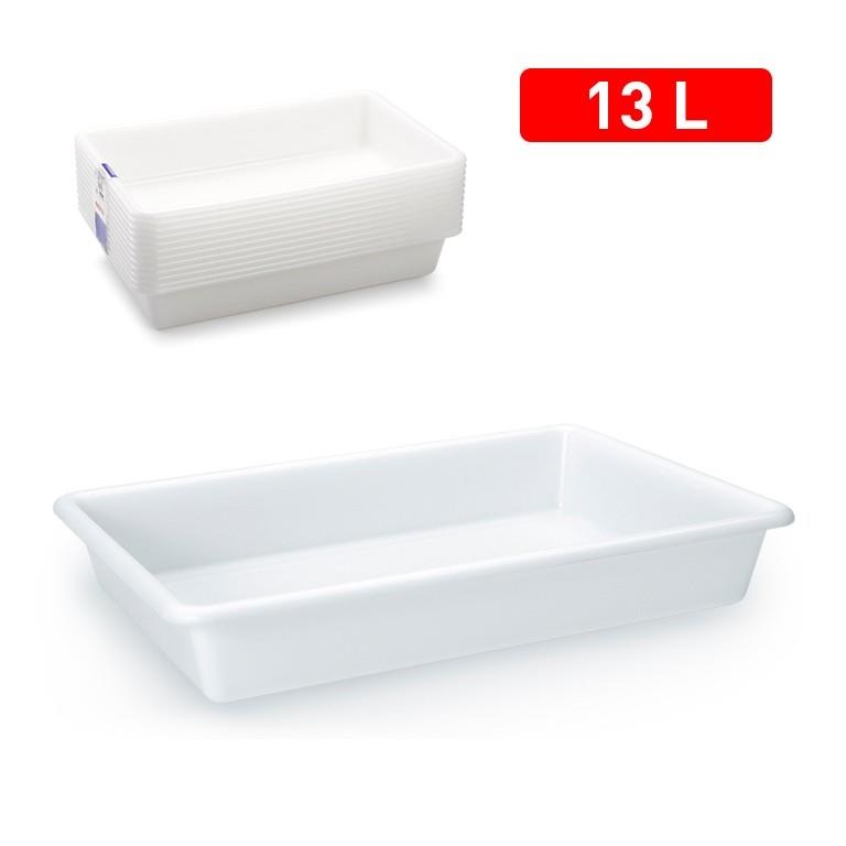 1 Pezzo Vaschetta Multiuso Ristorazione 55 x 40 x 9 cm 13 Litri