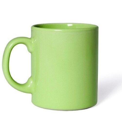 1 Pezzo Tazza Tazzone Latte in Ceramica Mug Verde 32 cl - immagine 1