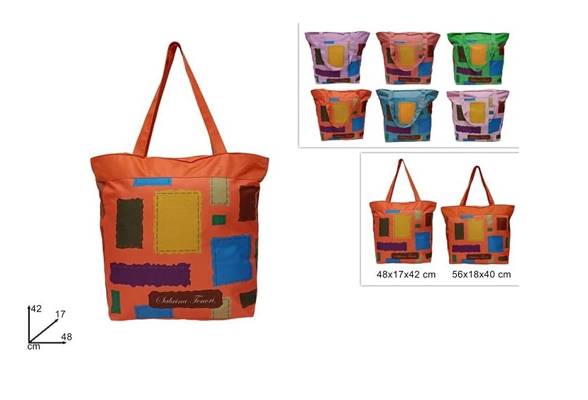 1 Pezzo Borsa Mare Beauty Stampa Decoro Toppe 6 Colori