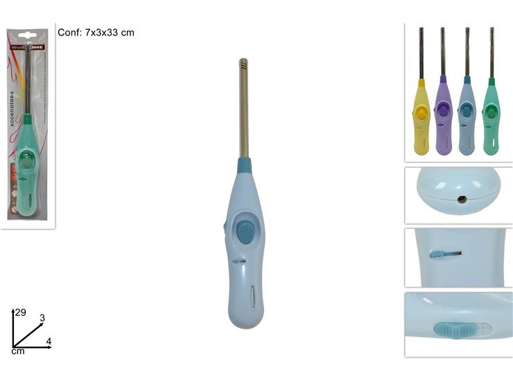 1 Pezzo Accendigas Accendino da Cucina Fiamma Vari Colori