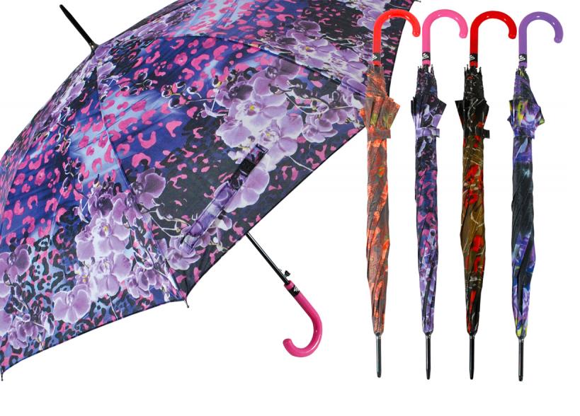 Ombrello Automatico Thunderstorm Con Cielo Stellato - Design Europeo, Teflon, 130cm