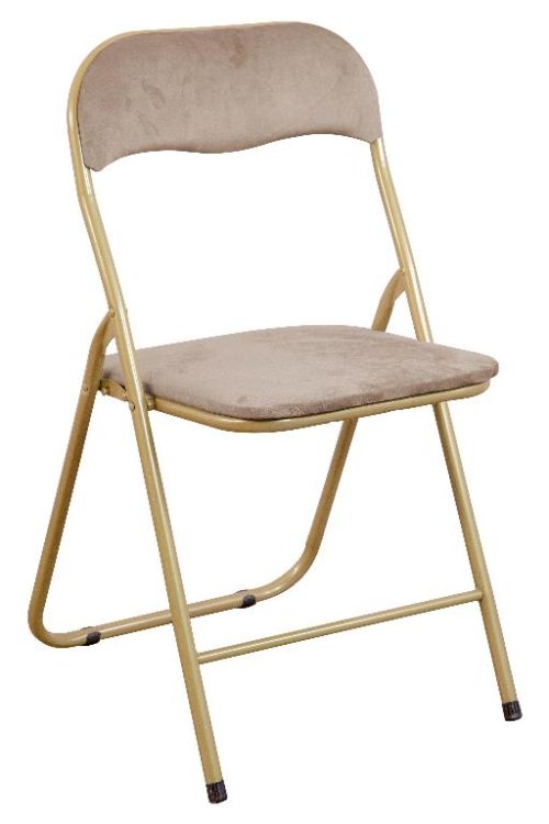 Pezzo Sedia Arredo Casa Pieghevole in Velluto Cynthia Tortora