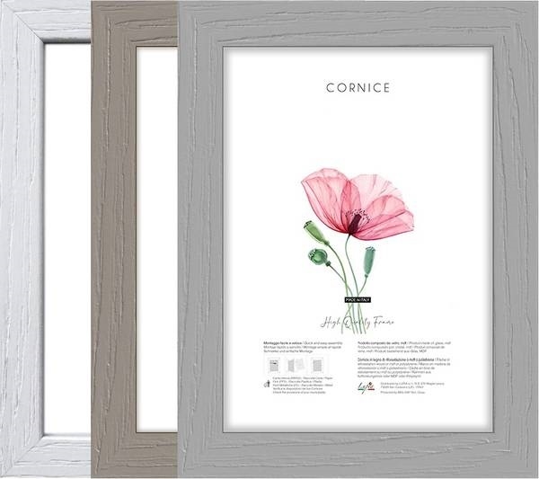 1 Pezzo Cornice Portafoto da Parete Shabby 13 x 18 cm Lupia 3 Colori