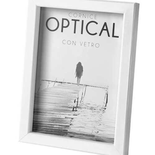 Cornice da Parete Optical Bianco 24 x 30 cm Lupia - immagine 1