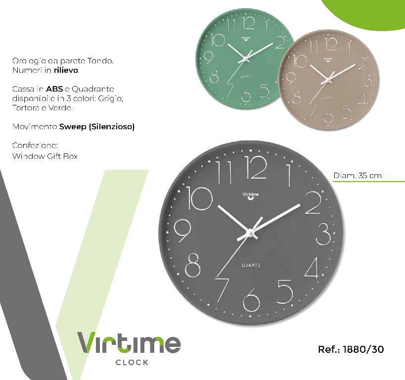 FLEXISTYLE Orologio da Parete Moderno per la Cucina, Tazza e brocca, 45 cm x 45 cm, 3D, Silenzioso, Design, Made in EU (Blu