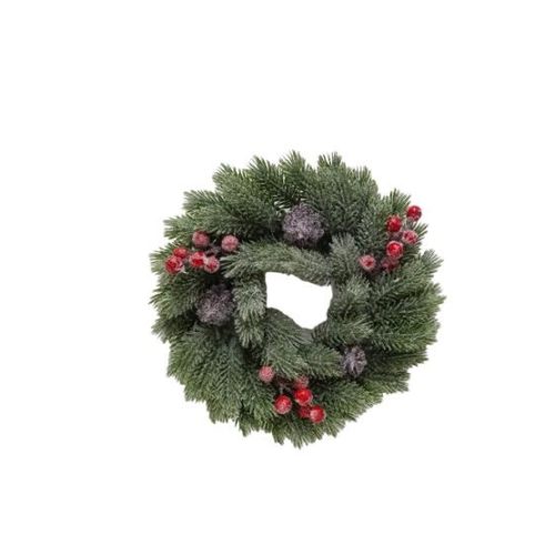 Decorazione Natale Natalizia Dietroporta Ghirlanda 30 cm - immagine 1