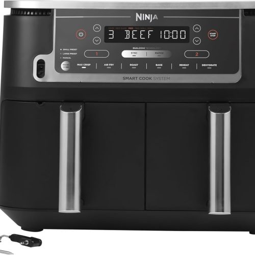 Friggitrice ad Aria Capacità 9,5 Litri Doppio Cestello 2470 Watt - immagine 1