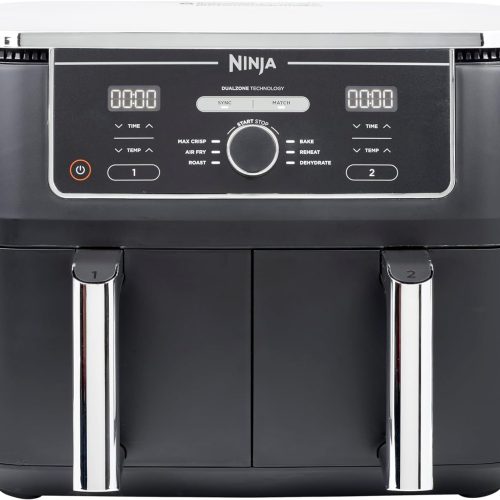 Friggitrice ad Aria Digitale 2 Cestelli Antiaderenti 9,5 Litri Ninja - immagine 1