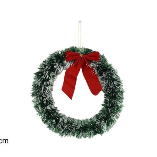 Ghirlanda Dietroporta Decorazione Casa Natale Natalizia 30 cm - immagine 1