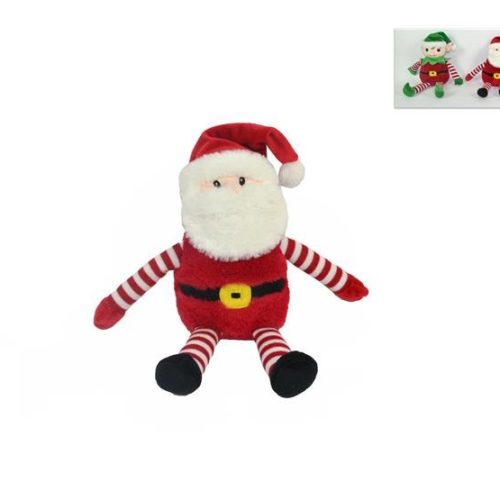 1 Pezzo Peluche Babbo Natale Decorazione Natalizia Vari Modelli - immagine 1