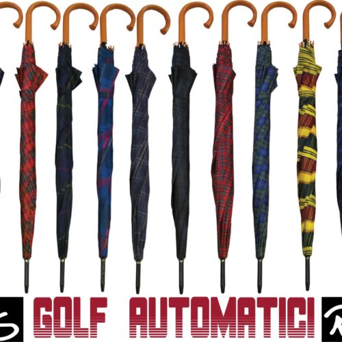 Ombrello Compatto Con Apertura Automatica - Blu In Tempo Ready Everyday