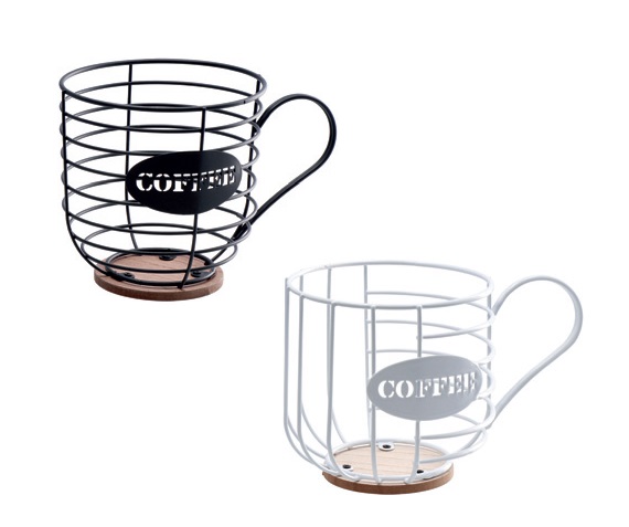 Portacapsule Da Caffè In Metallo - Organizer Per Cialde, Zucchero E Frutta - Design Moderno E Prattico - Foto 7