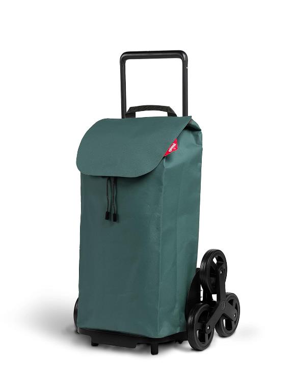 Carrello Spesa Tris New Verde  3 + 3 Ruote Max 30 Kg Gimi