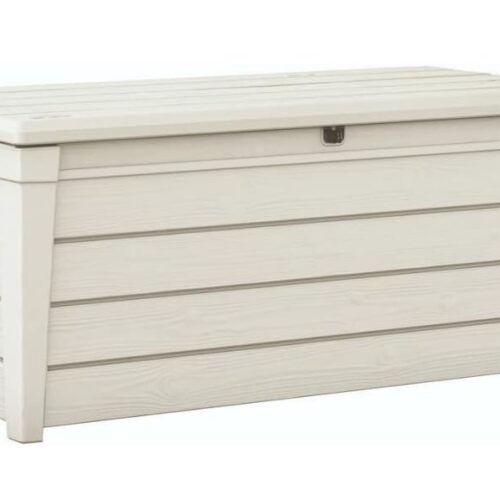 Baule Portaoggetti Multiuso Brightwood Bianco 145 x 69,7 x 60,3 cm Keter - immagine 1