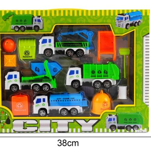 Giochi Giocattoli Automezzi Nettezza Urbana City con Accessori - immagine 1
