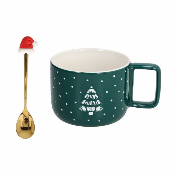 Tazzone Latte Tognana UP & DOWN Gnomi – 300 Cc – Modello Casuale Tra 4 Design – Tazza Natalizia
