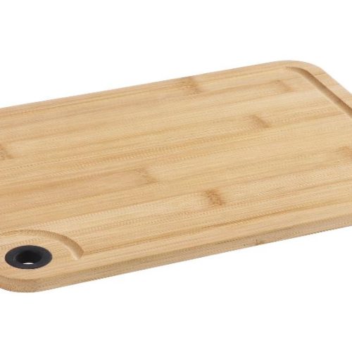 TAGLIERE BAMBOO C/BORDO RACCOGLISUGO 33x23cm 119014 AD - immagine 1