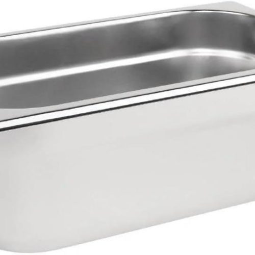 GASTRONORM CONTENITORE INOX 1/4 H. 100mm GNP14100 AGNELLI - immagine 1