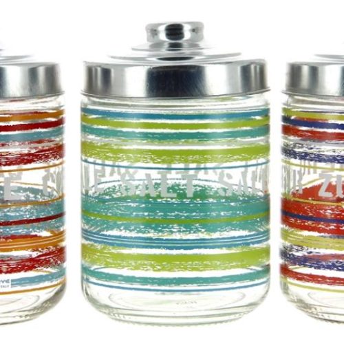 BARATTOLI VETRO A/3 CARAIBI M82090 TAP/ALLUM. CERVE - immagine 1