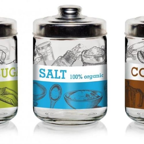 BARATTOLI VETRO A/3 PURE M91750 TAP/ALLUM. CERVE - immagine 1