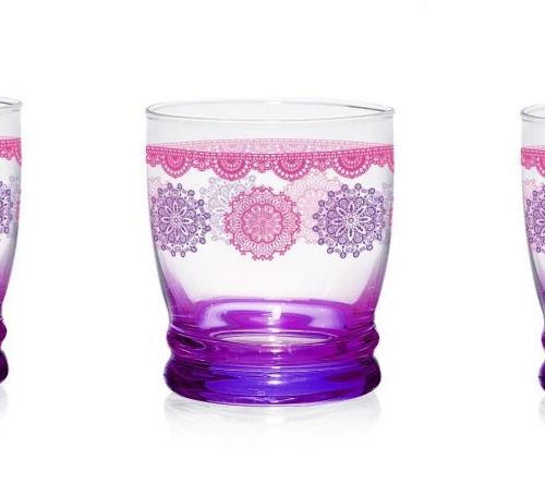 BICCHIERI GIOVE A/3 PERSIA FUCSIA 340cc M96610 CERVE - immagine 1