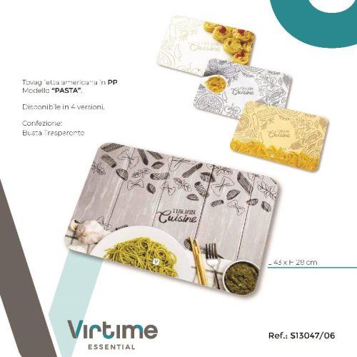 TOVAGLIETTA COLAZIONE PP 43x28cm PASTA S13047/06 VIRTIME - immagine 1