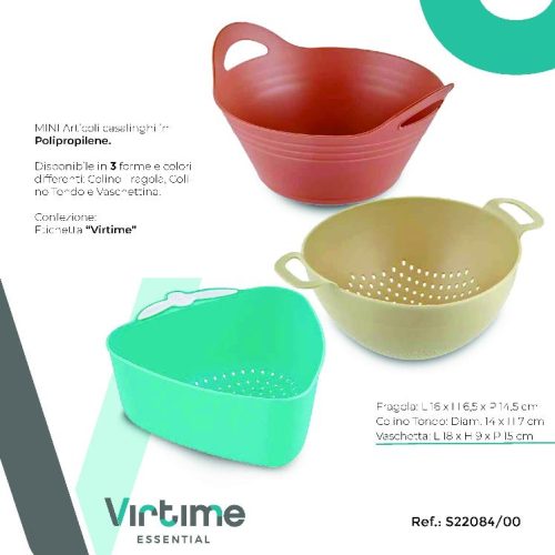 COLAPASTA POLIPROPILENE C/M VARIE FORME e MIS. S22084/00 - immagine 1