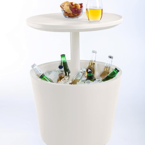 Keter Tavolino Cool Bar Portaghiaccio Bianco 49,5 x 84,5 x 49,5 Cm - immagine 4