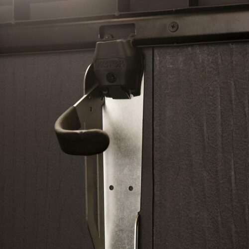 Keter Porta Bici in Metallo, Compatibile con Casette da Giardino Keter, Portata Fino a 35 Kg, 7,5 x 31 H cm - immagine 3